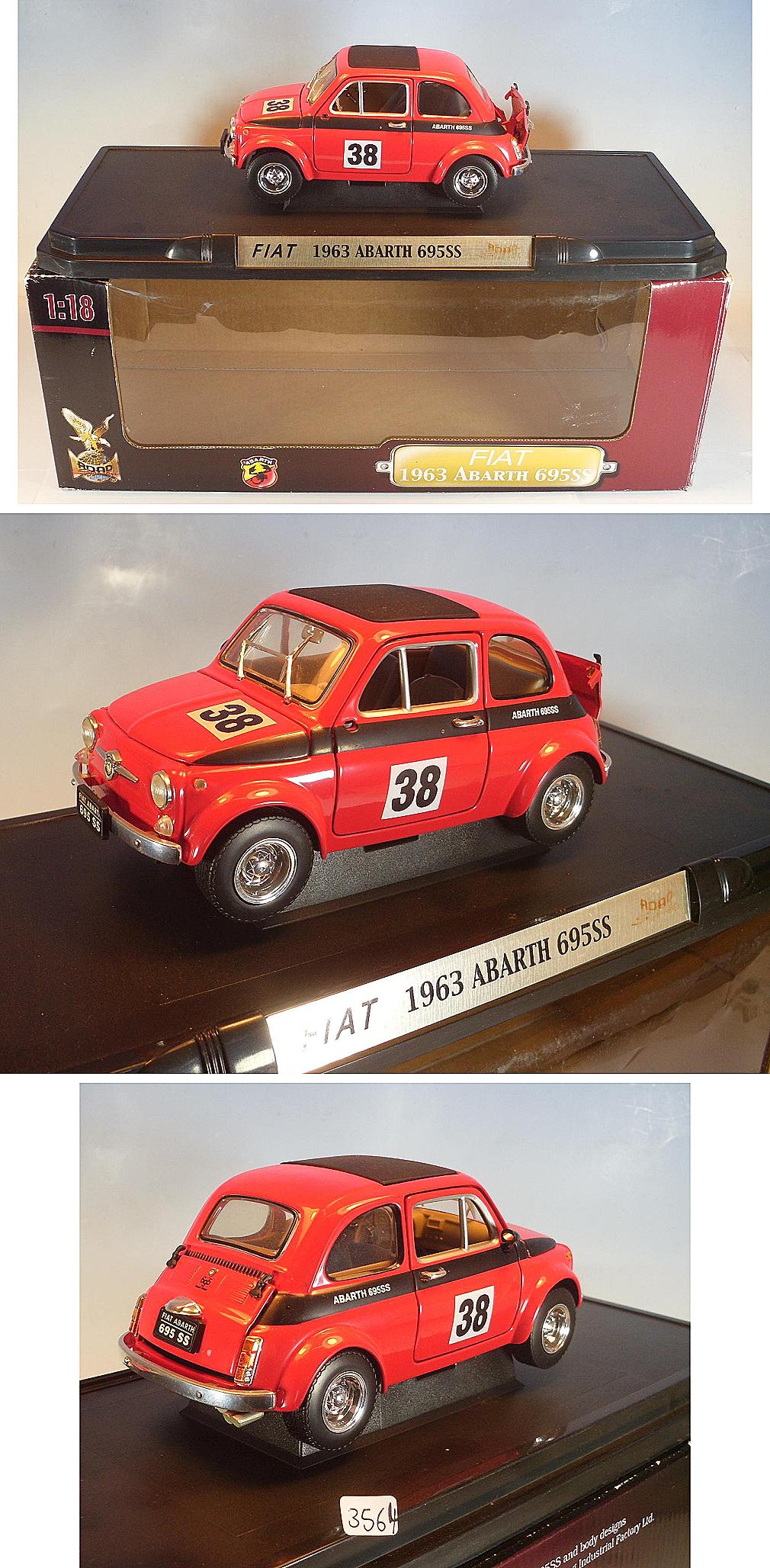Road Signature 1/18 Fiat Abarth 695SS (1963) Rallye OVP #3564 | eBay
