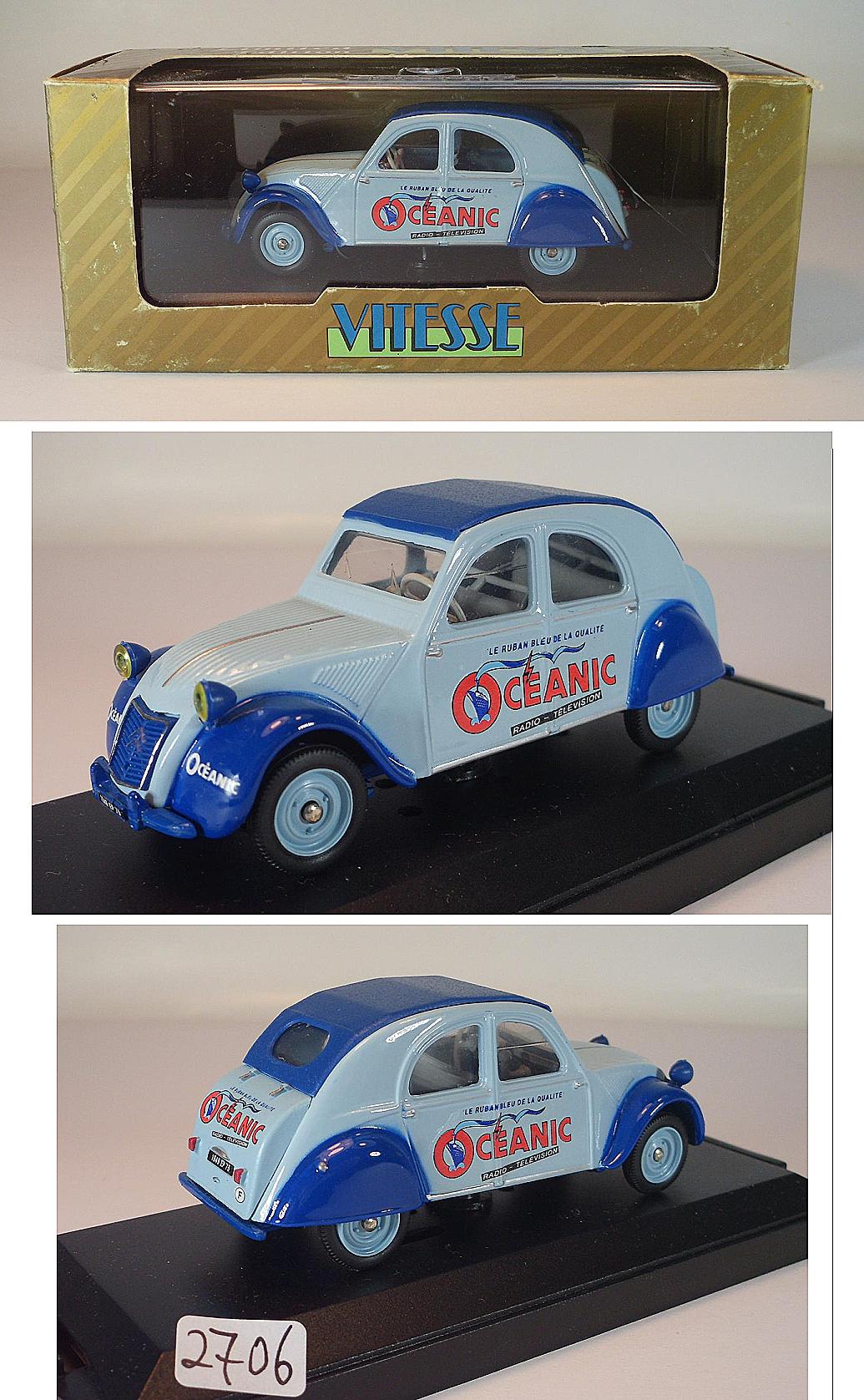 Miniature Vitesse – Citroën 2CV Océanic 1955 – 1/43 – Édition Limitée