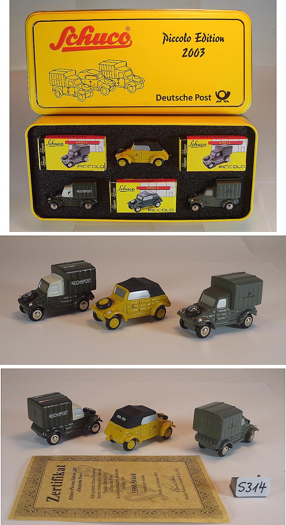 Coffret Schuco Piccolo 1/90 - Christmas 2003 - Krupp - Très Bon état